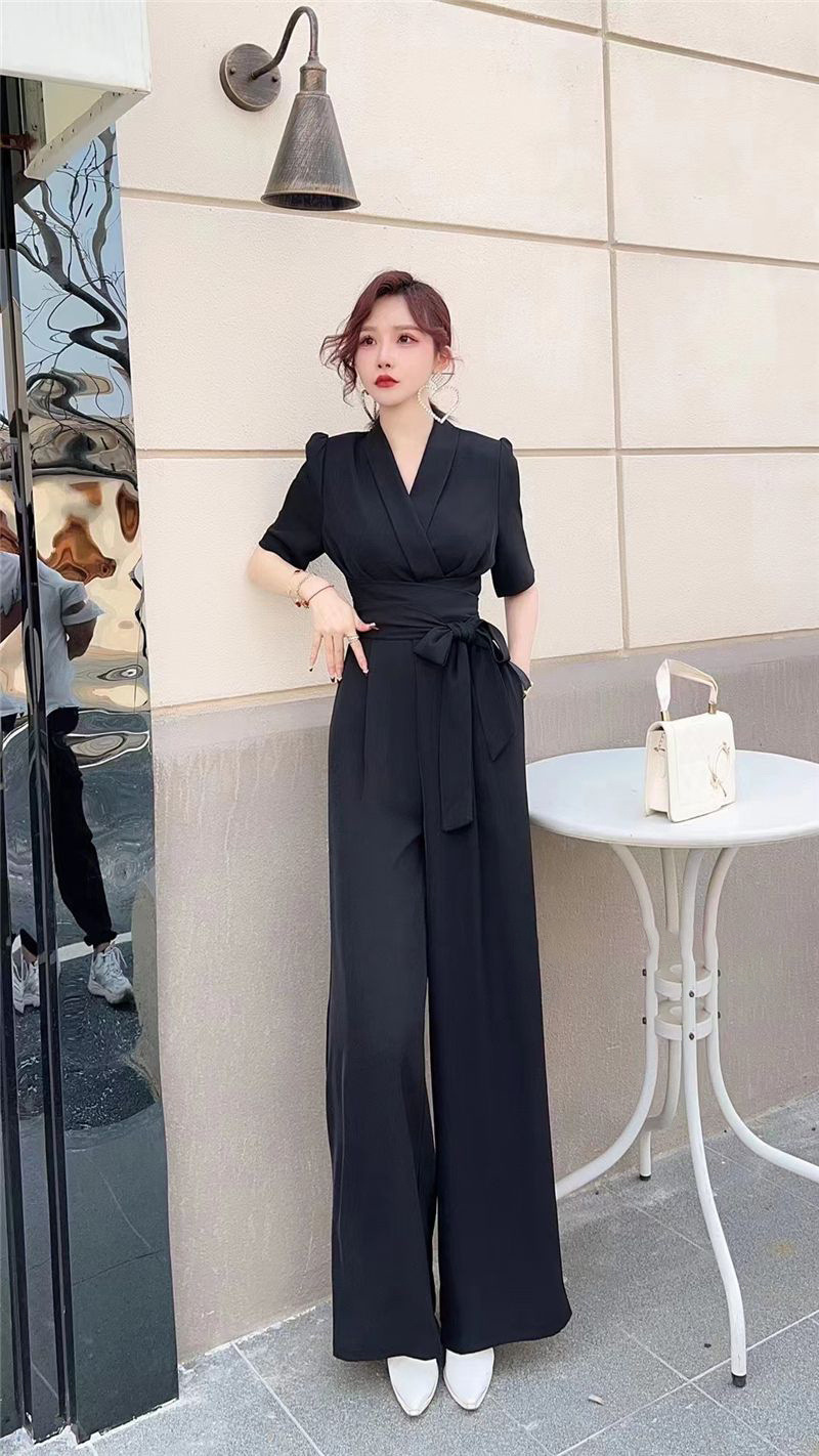 Title 10, Elegant Temperament Pure Color High Waist Slimm...