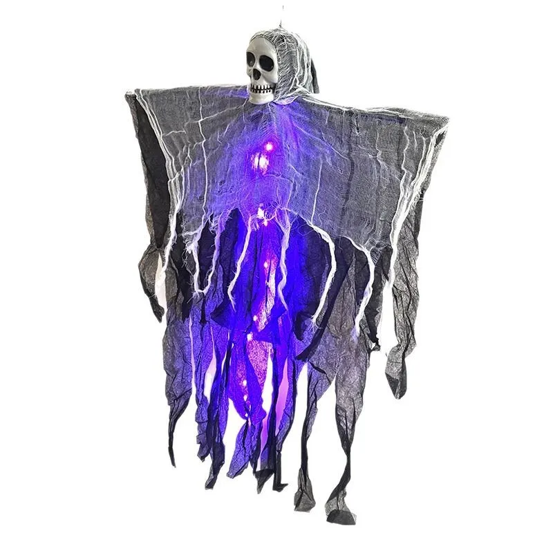 Halloween Decorations Horror Hanging Ghost Skull Skeleton Prop Perfect For Home Outdoor Yard Party Supplies Festival Decorations – image 9