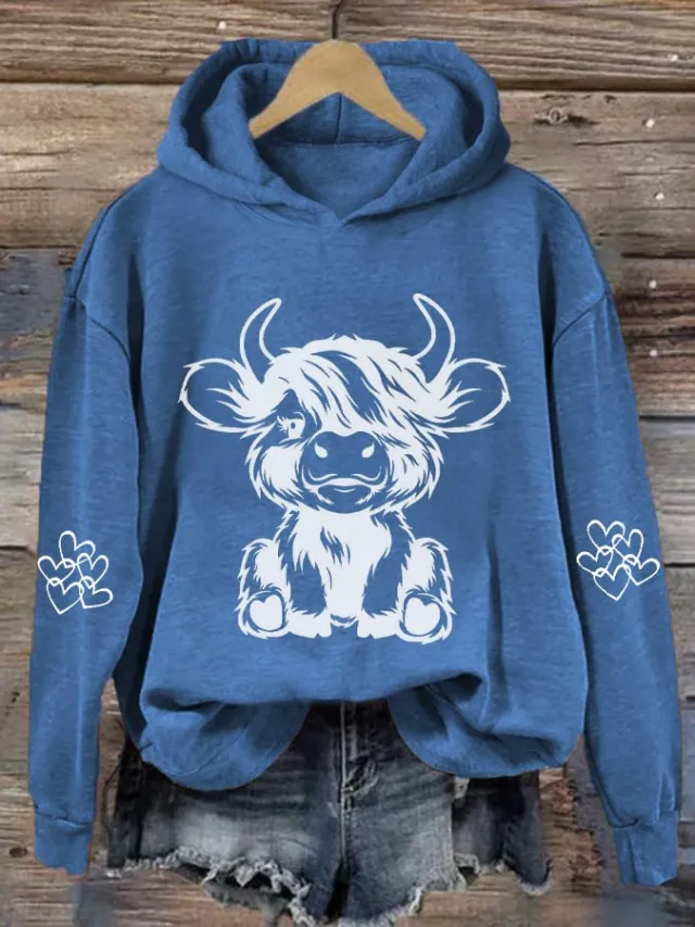Haunted House Bull Head 3D Sweater Hoodie Lb759 Bu L - Shop at LoveMi