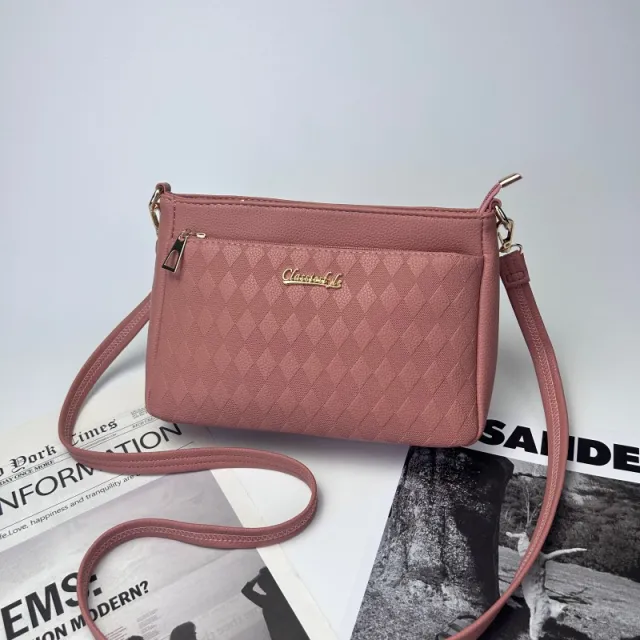 Multi layer Women's Bags For The Middle aged Single Shoulder Crossbody Large Capacity Pink - Shop at LoveMi
