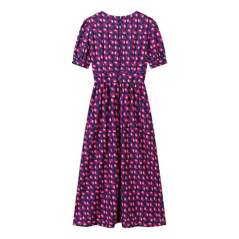 Women's V-neck Split Elegant Lady Dress