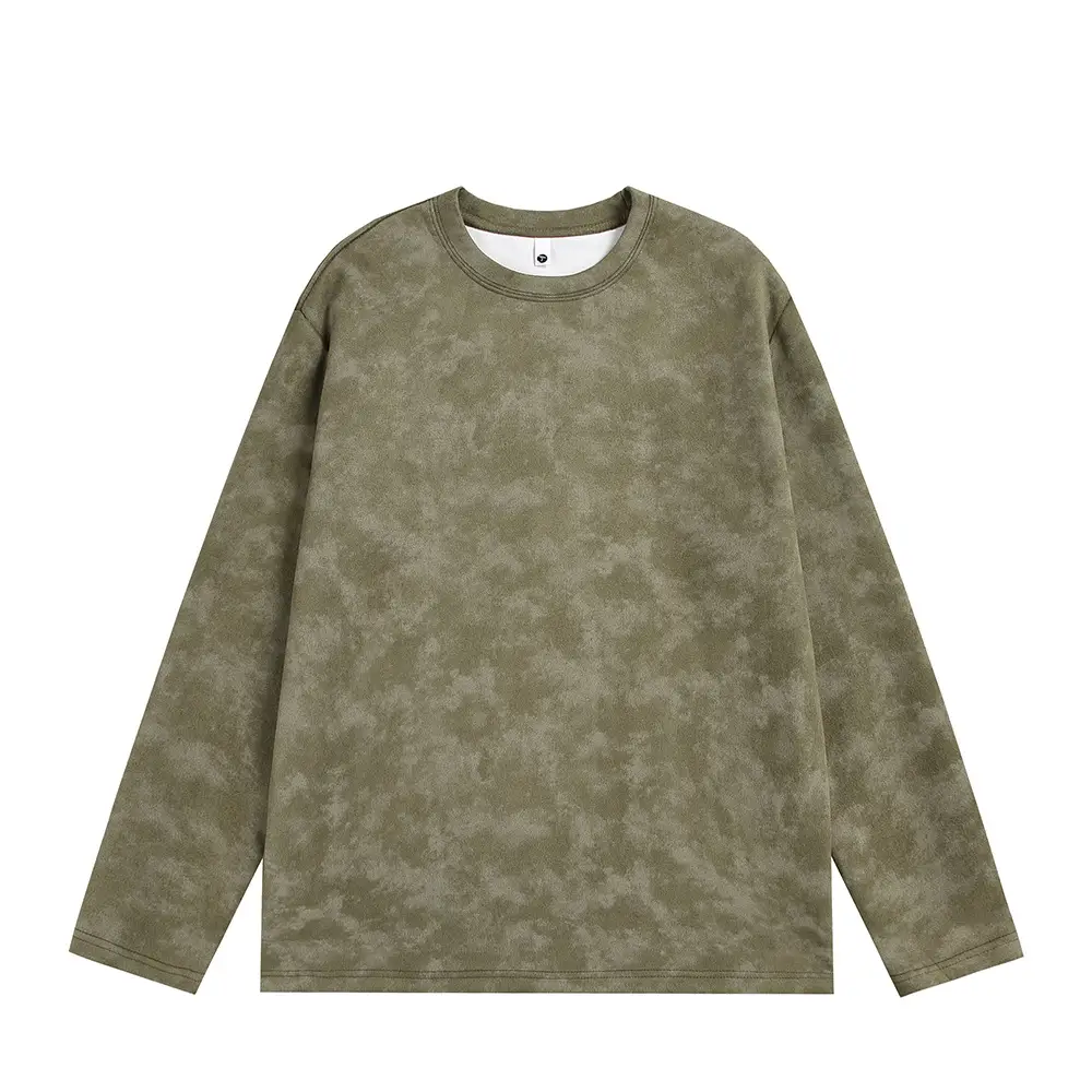 Tie-dye T-shirt For Men Loose Casual Pullover Top