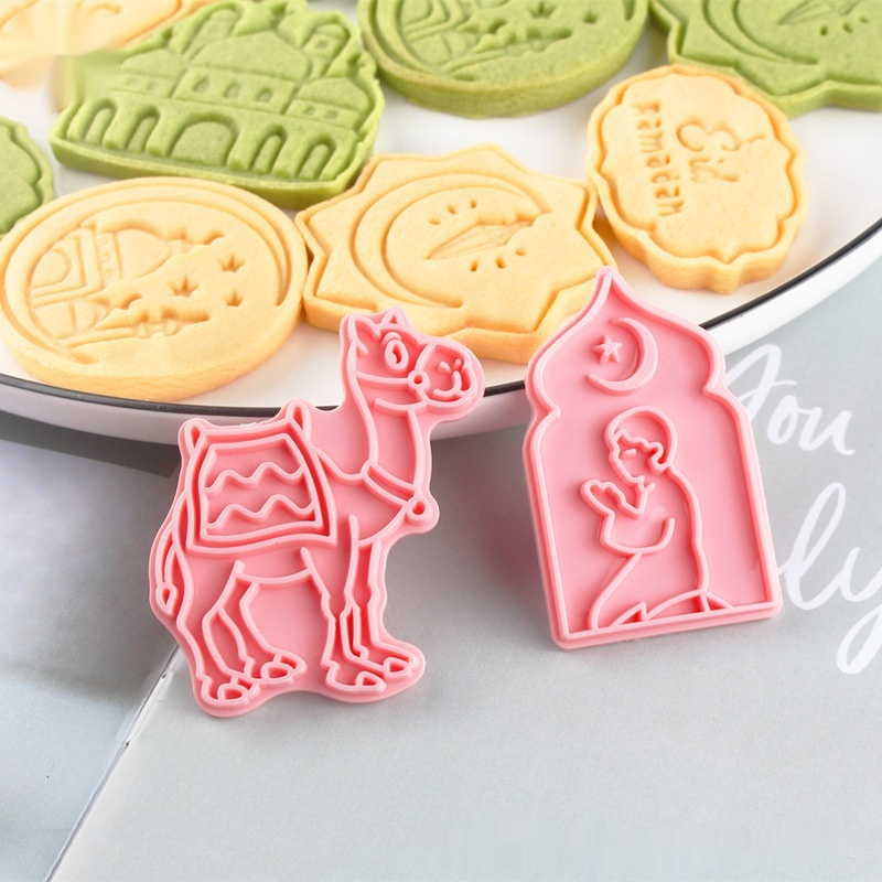 Cookie Mold 3d 3d Diy Plastic Suit Home Cake Cookie Press Type Baking Tool Cutter — foto 10