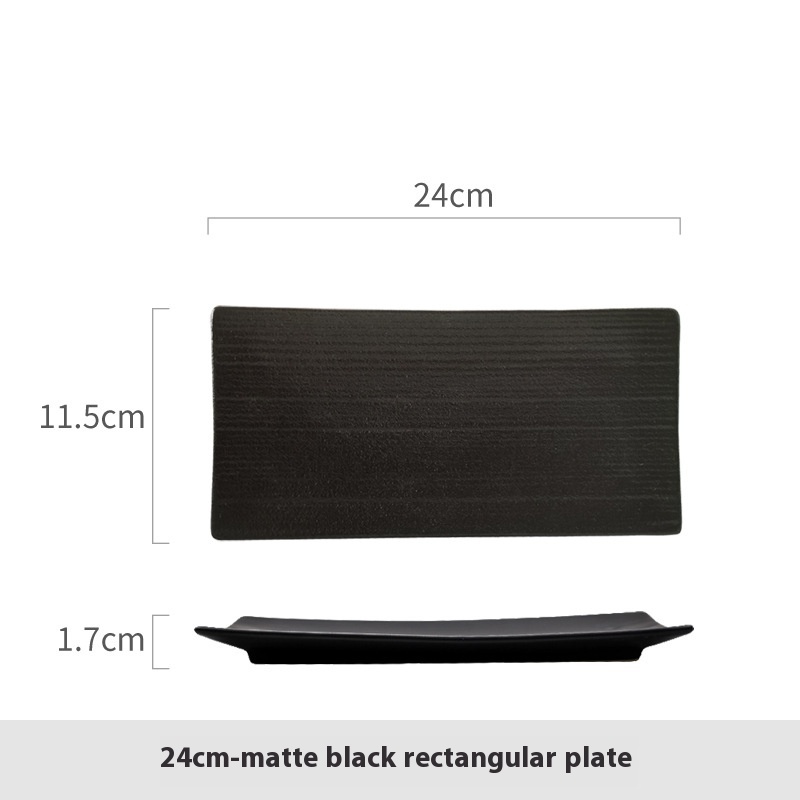 24cm Matte Black