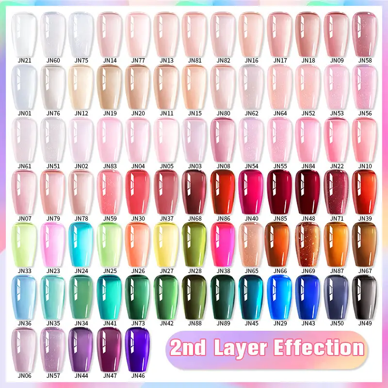Nail Polish Transparent Color UV Polish Jelly Phototherapy Plastic