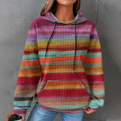 Winter Hooded Sweater Digital 3D Printing Casual Style - Zzy20230824534-M - View 1
