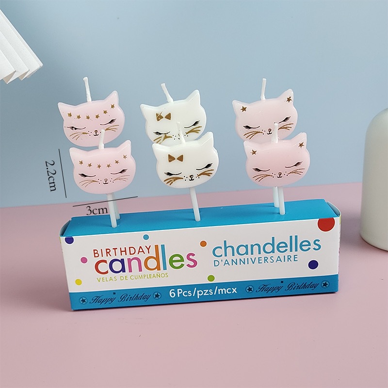 White Cat Candle