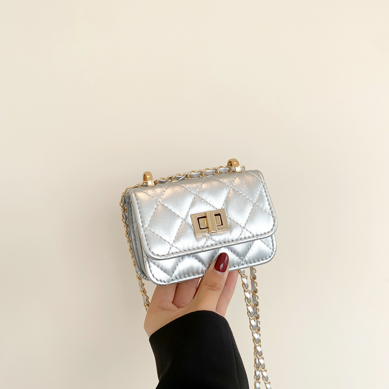 Fashionable Lock-Clasp Chain All-Match Crossbody Bag For Women