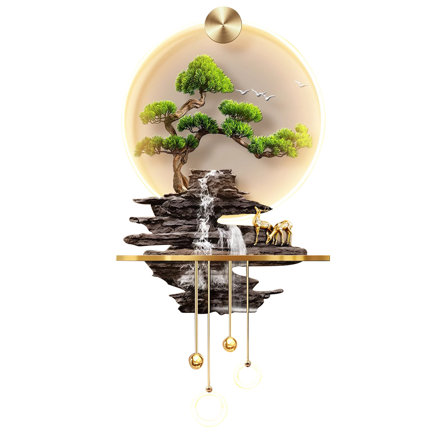 High-end Atmospheric Lighting Artwork For The Entryway Or Hallway