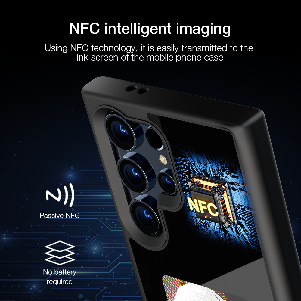 Four-color NFC E-ink Screen Phone Case Applicable S24plus
