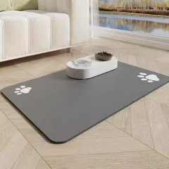 Pet Diatom Ooze Floor Mat Dogs And Cats Eating Mat Spill-proof Waterproof Quick-drying Placemat - Pet Pad 01 - View 1