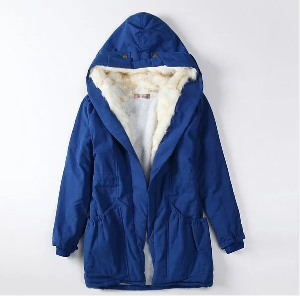 Winter Clothing Coat Thick Women's Clothes Slim Fit Fur Collar Down Jacket