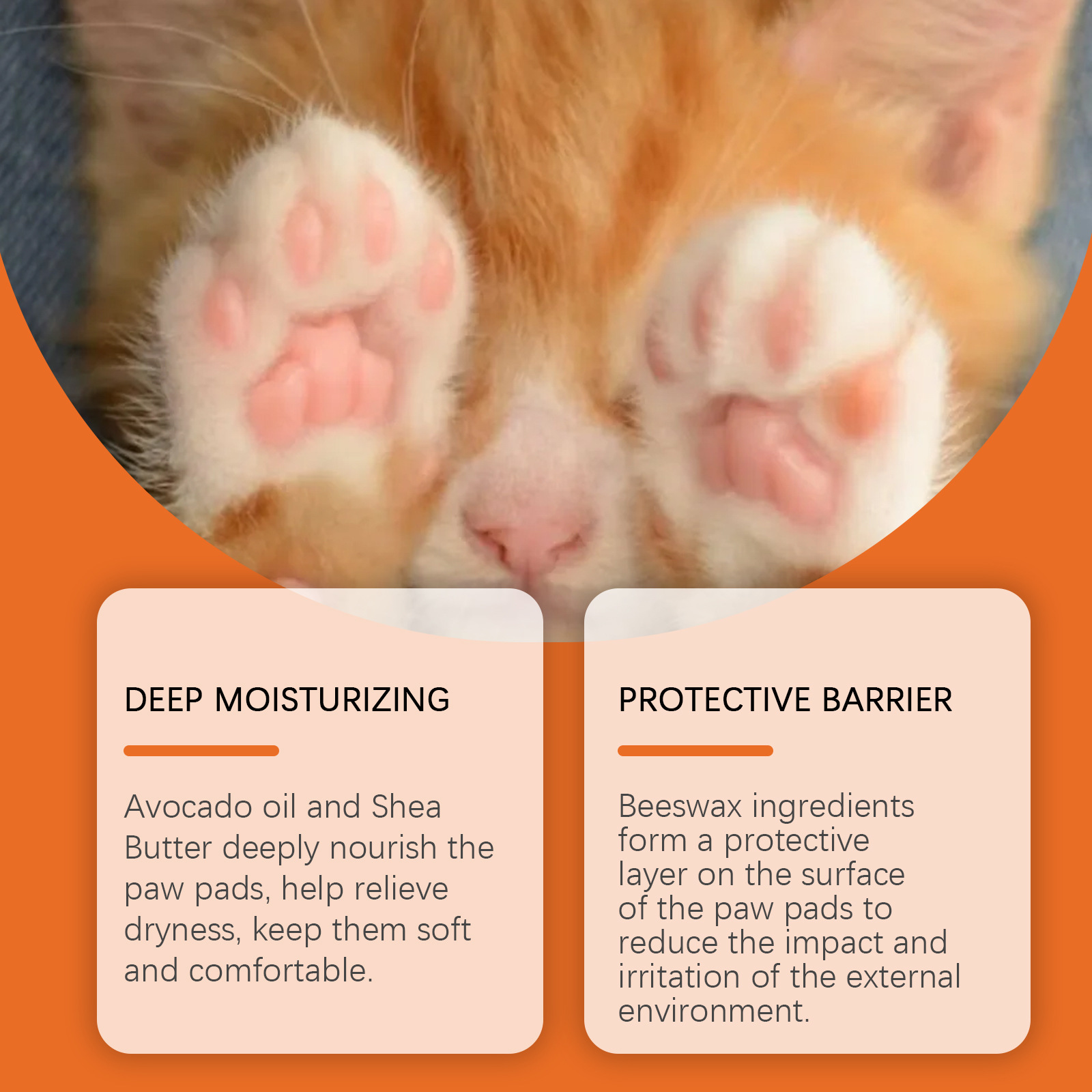 Crème soin des griffes pour animaux 15 g — Anti-gerçures à l’aloe vera 5