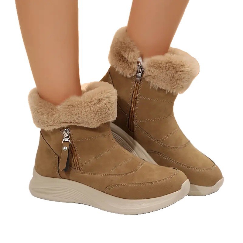 Womens Winter Snow Boots With Cozy Fleece Lining - Image 4