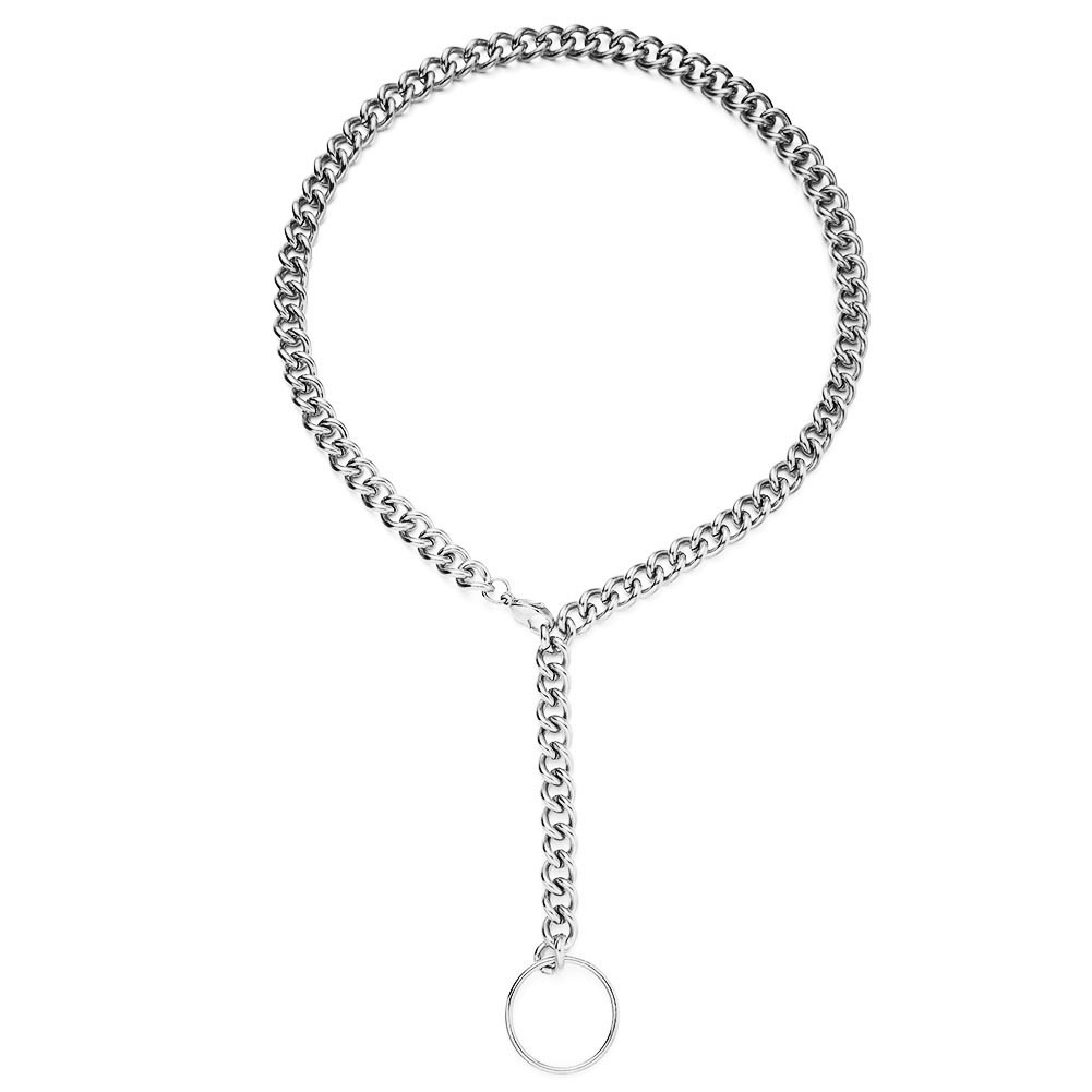 Tassel Stainless Steel Ring Pendant Necklace