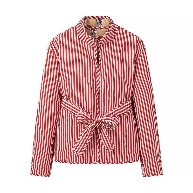 Street Fashion Printed Both Sides Wearable Cotton Clothes Coat