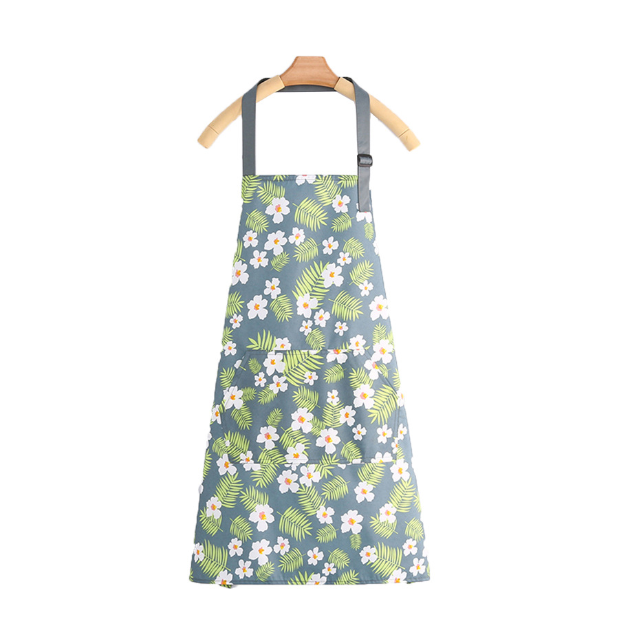 Printed Halter Kitchen Antifouling Apron