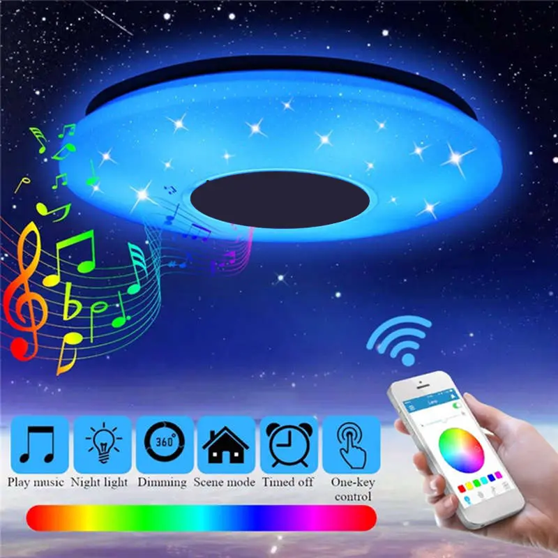 Bedroom Hallway Foyer Round RGB Smart Ceiling