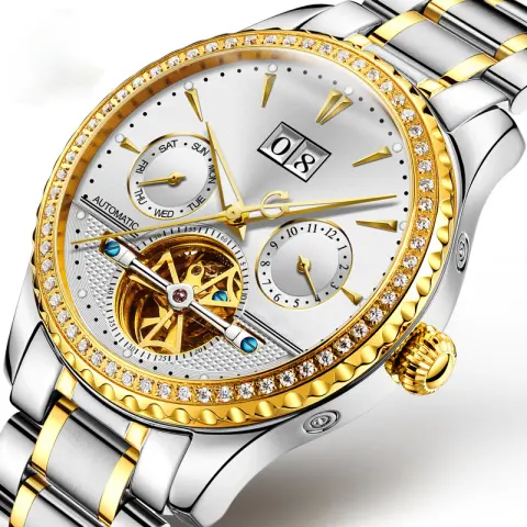 Men's Watch Automatic Mechanical Hollow Waterproof Fashion Luminous Wrist