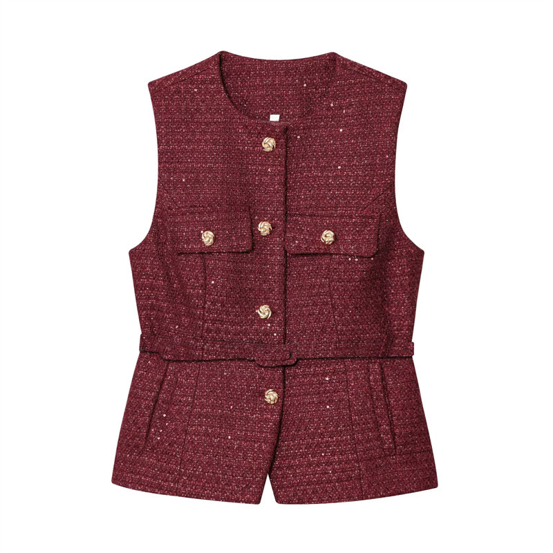 Women's Knit V-neck Vest