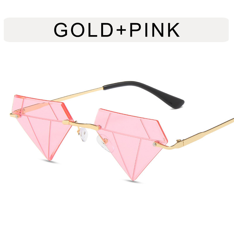 Gold Frame Pink Lens