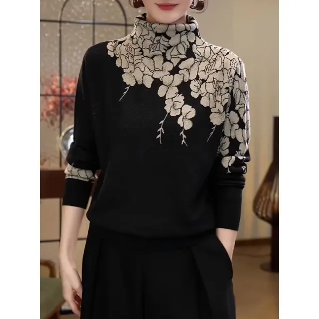 Women's Korean style Socialite Style High end Long sleeved Sweater - Shop at LoveMi