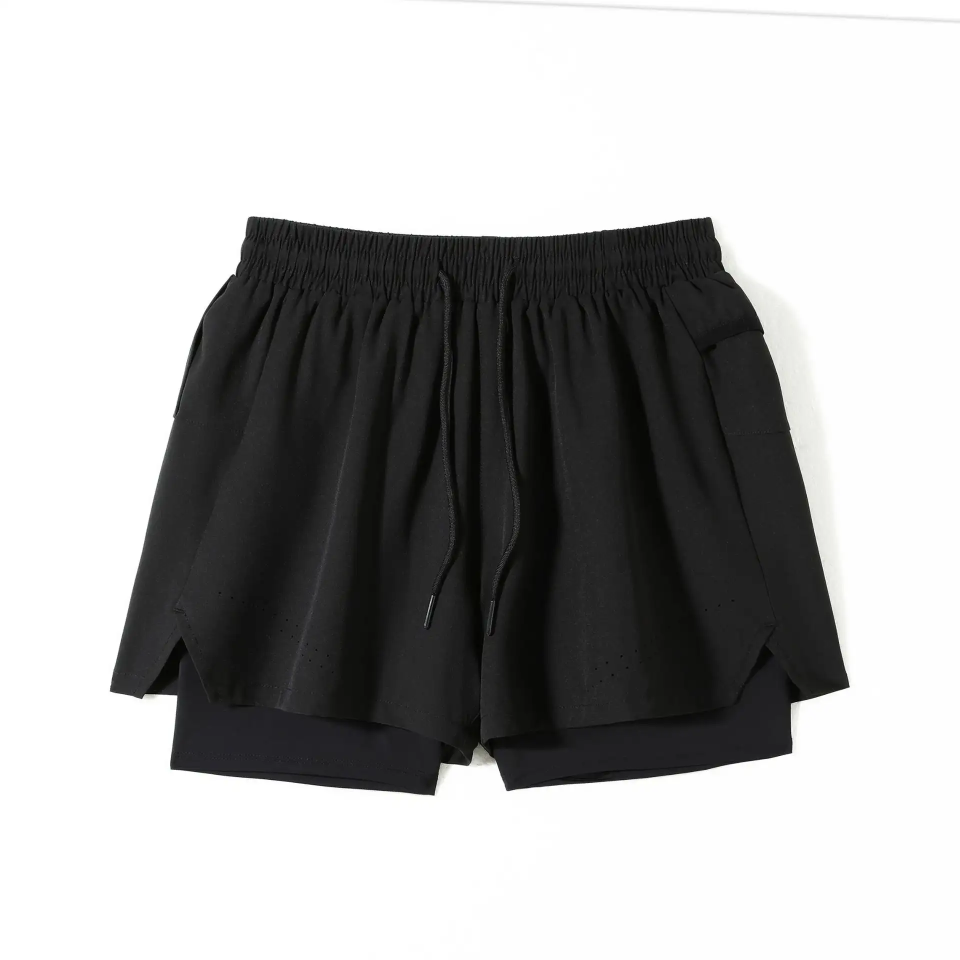 Men's Double-Layer Sports Shorts