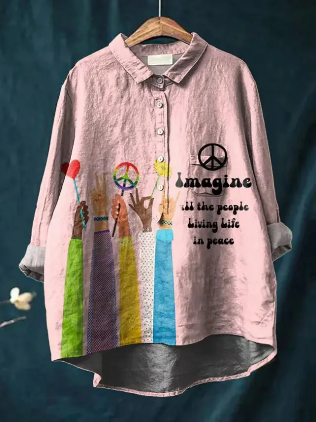 Ladies Fashion New Casual Shirt Animal Print Shirt Ncxcs58 Xl - Shop at LoveMi