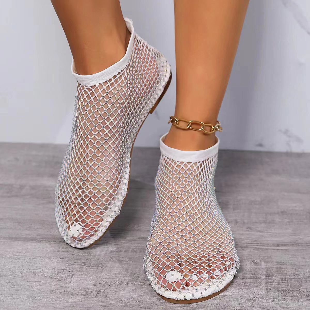 Rhinestone Ankle Boots, picture 5 of 7