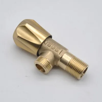 Household Minimalist Intrinsic Color Of Copper Angle Valve