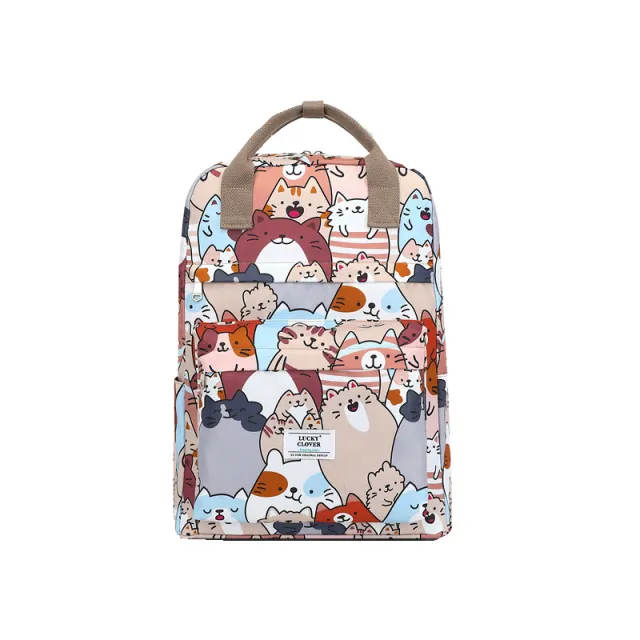 Versatile And Portable Waterproof Printed Backpack That Can Be Used To Carry Luggage Cute Kitten L - Shop at LoveMi