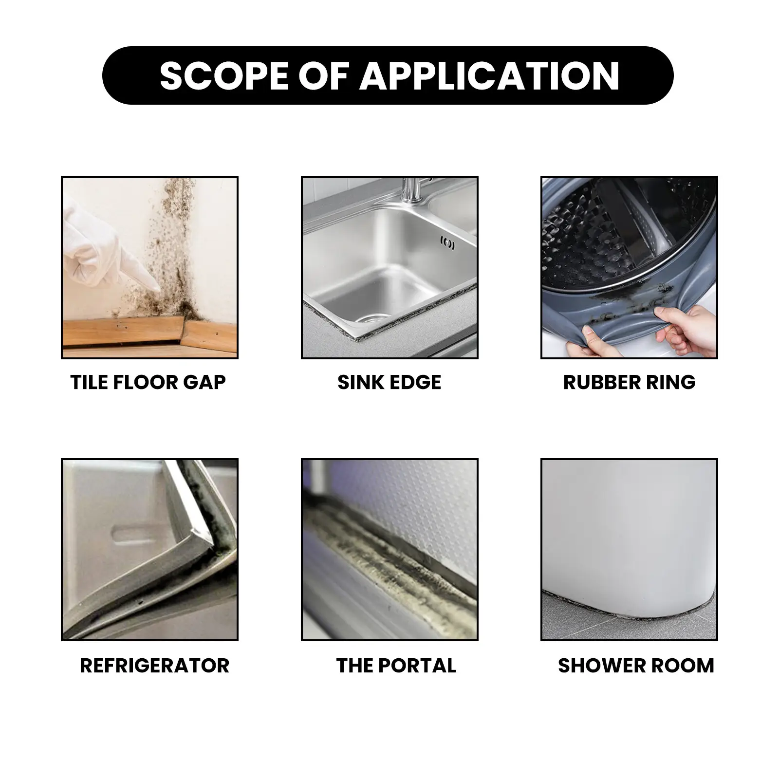 Decontamination Gel Remove Lampblack Stains Mildew And Dirt