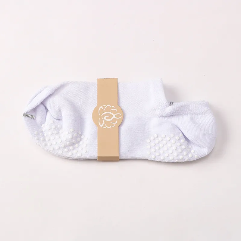 Women's Wear-resistant Yoga Socks Spring And Summer Silicone Non-slip Fitness - Tan