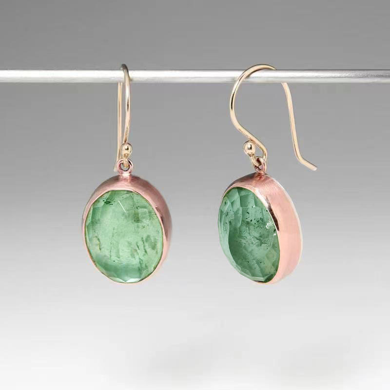 Simple Chic Ladies Crystal Eardrops Elegant Graceful