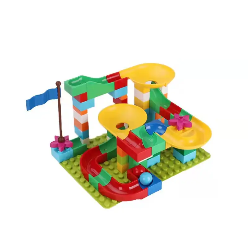 Large-Block Building Toy Table For Kids