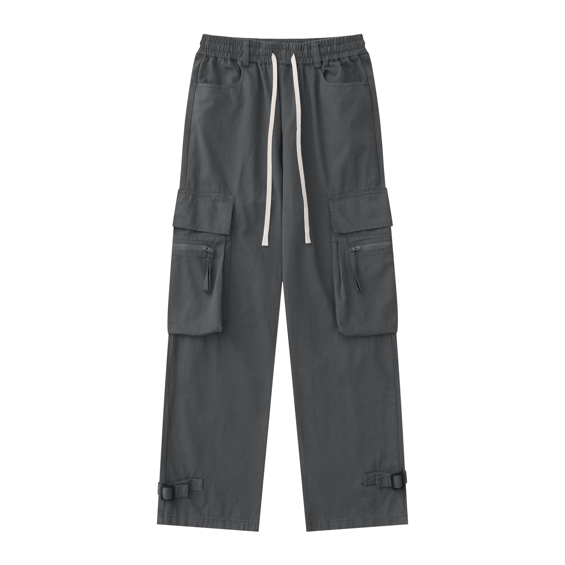 Men's Big Red Pocket Cotton Overalls