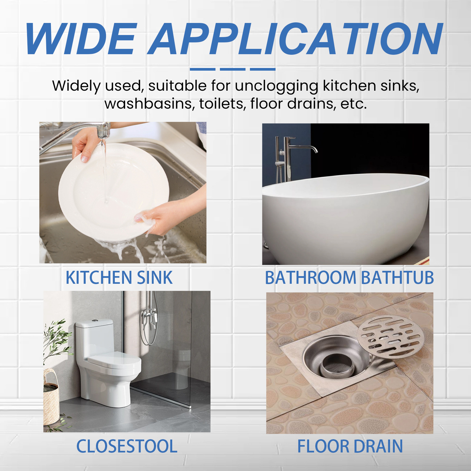 Drain Cleaner For Kitchen And Bathroom Plumbing 3