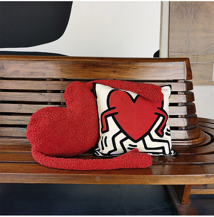 Title 5, Love Heart Couch Pillow Back Cushion Plush Toy