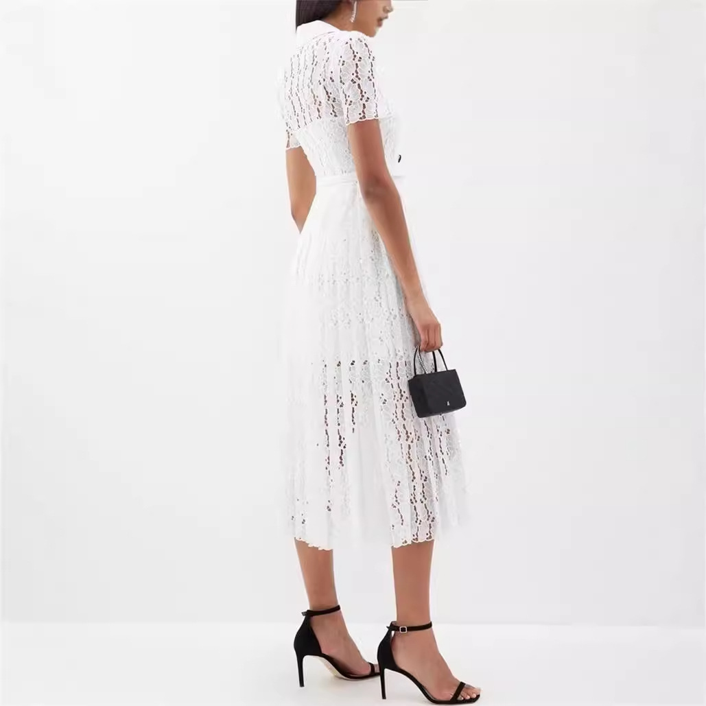 Lace A-Line Maxi Dress, picture 4 of 5