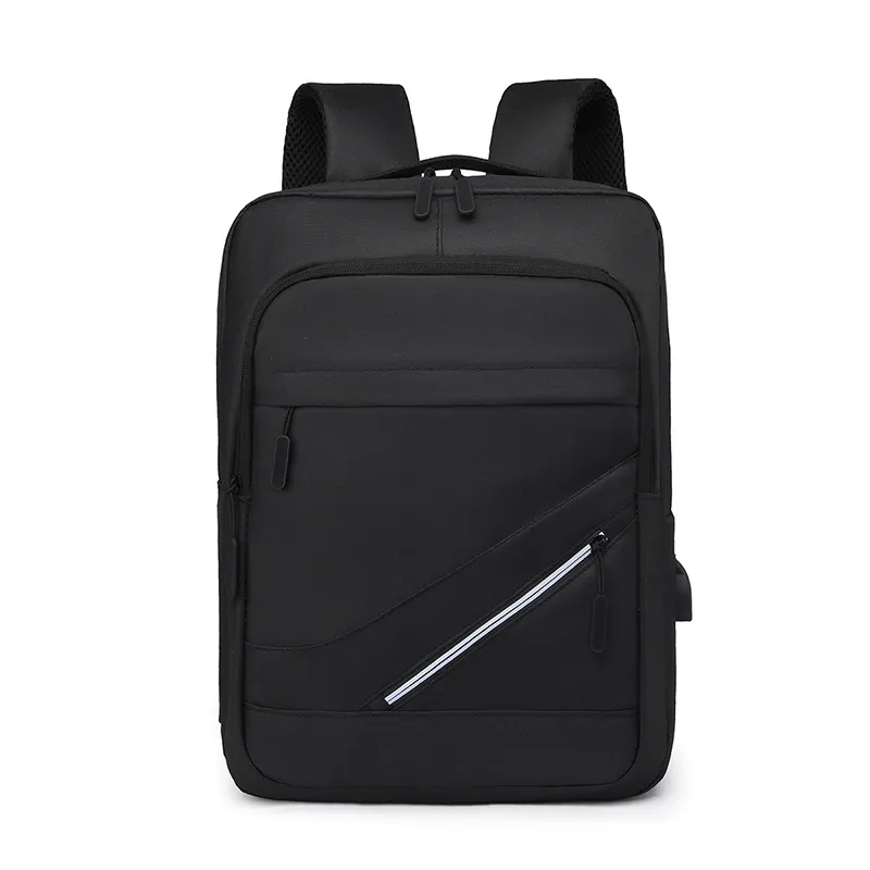Men's Fashion Casual Multi-functional Large-capacity Backpack - Black
