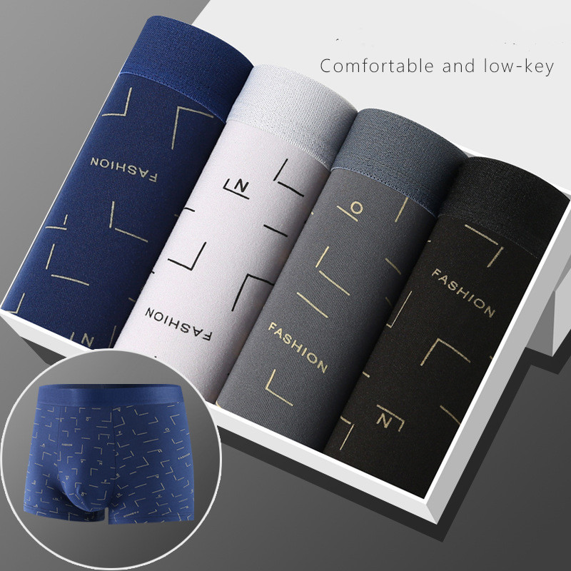 Men's Underwear Men's Boxers Youth Mid-rise Boxers Boys Plus Size Shorts Underpants - Image 10