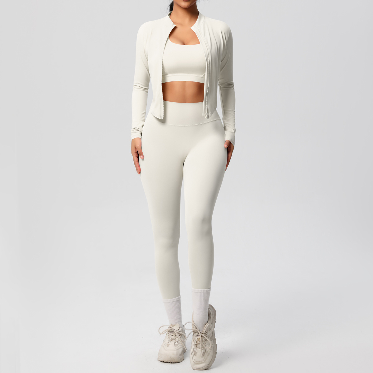 Outdoor Sports Tight-fitting Yoga Outfit Set - Image 8