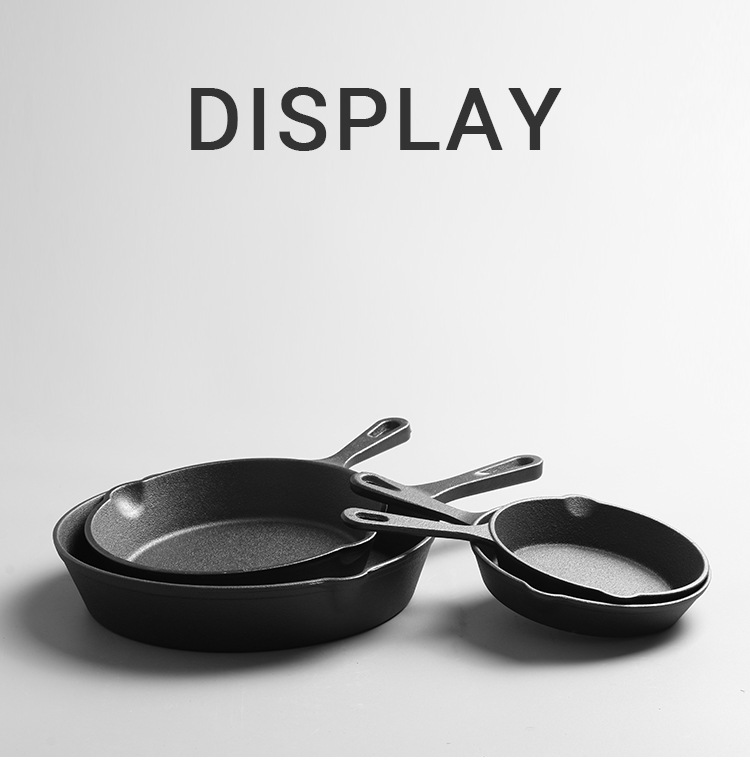 Title 2, Cast Iron Uncoated Frying Pan