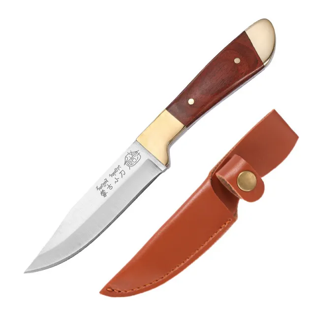 Mongolian Knife Handle Meat Multi functional Sharp Stainless Steel Red Handle - Shop at LoveMi