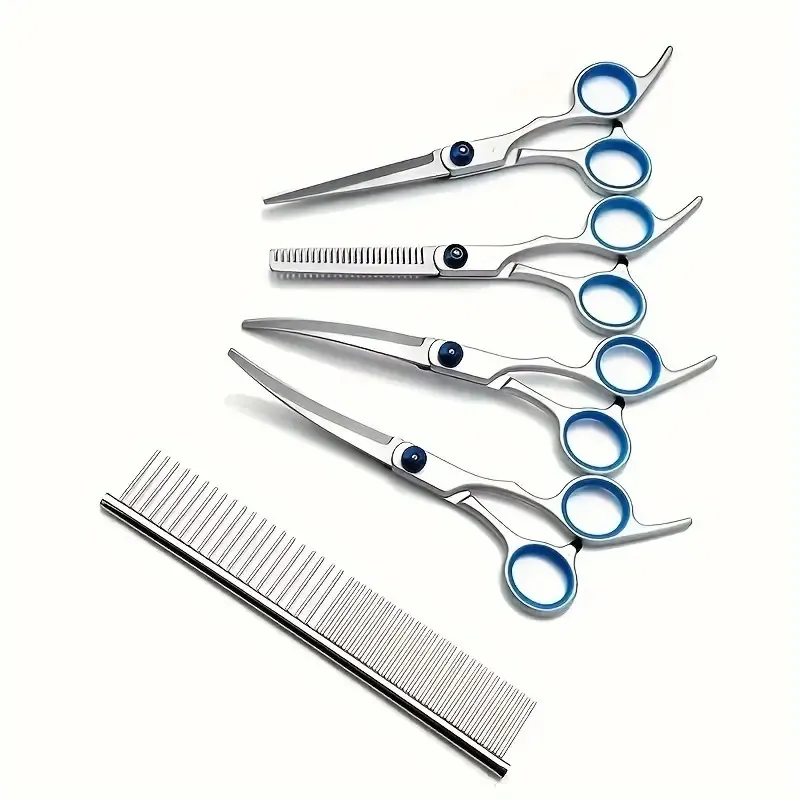 Portable Home Pet Scissors Beauty Tools Set - Split Pet Scissors Set