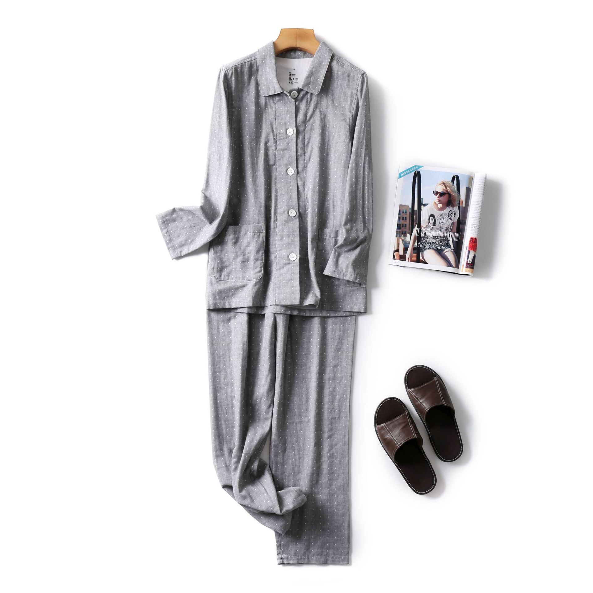 Smoky Gray Polka Dot For Women