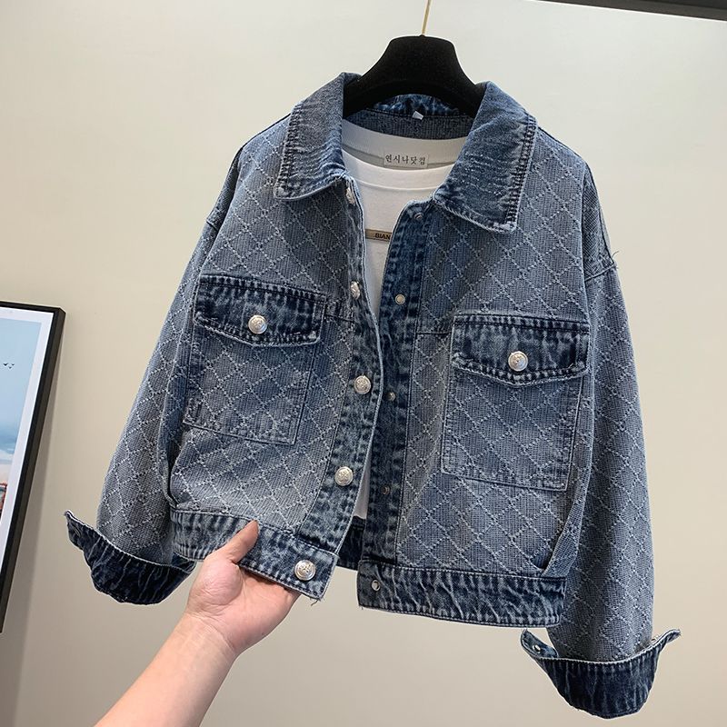 Womens Lightweight Outerwear Retro Biker Jacket Top