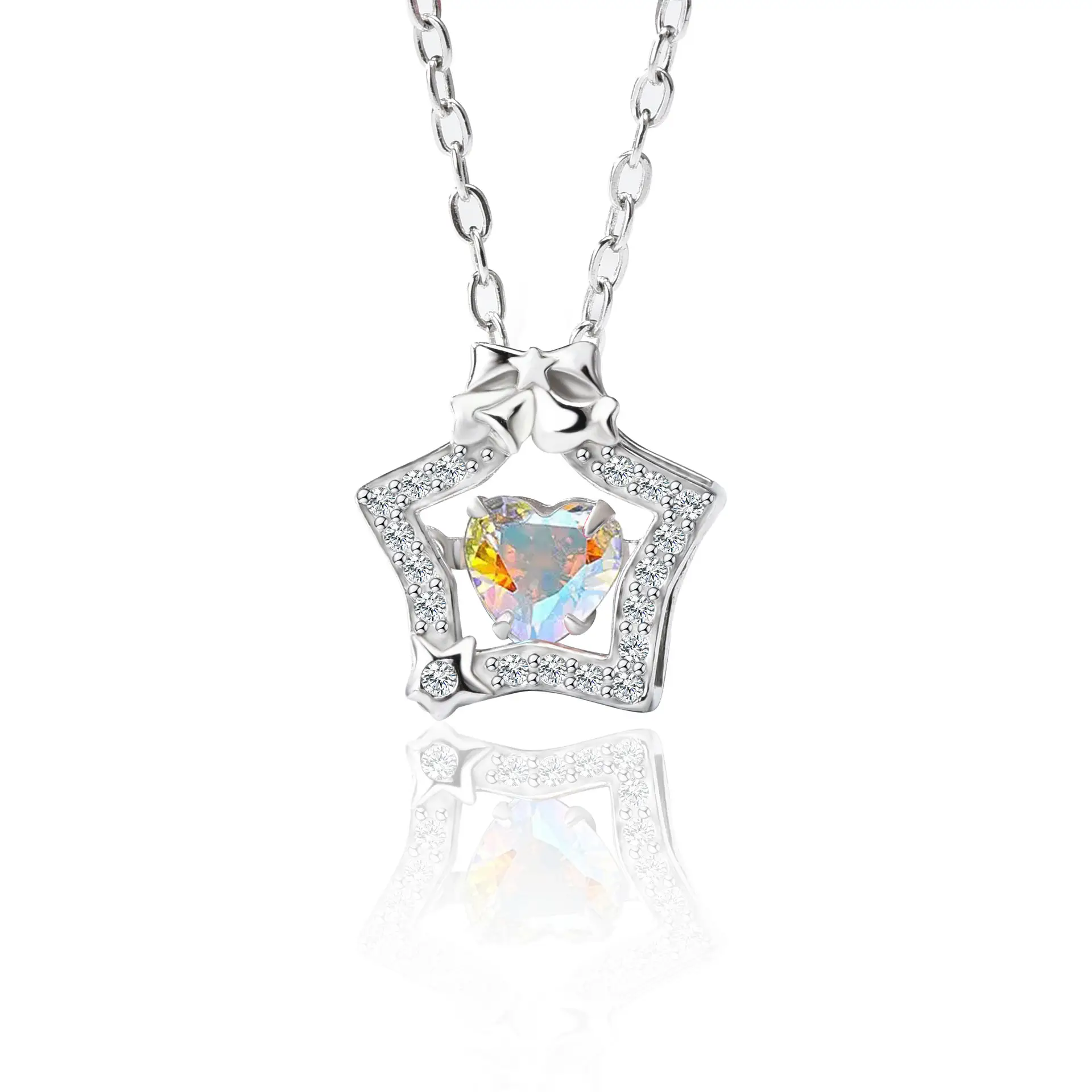 Original Magic XINGX S925 Silver Necklace Female Summer Light Luxury Minority Shining