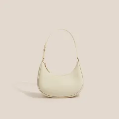 Design One Shoulder Niche New Style Underarm Bag - White - View 1