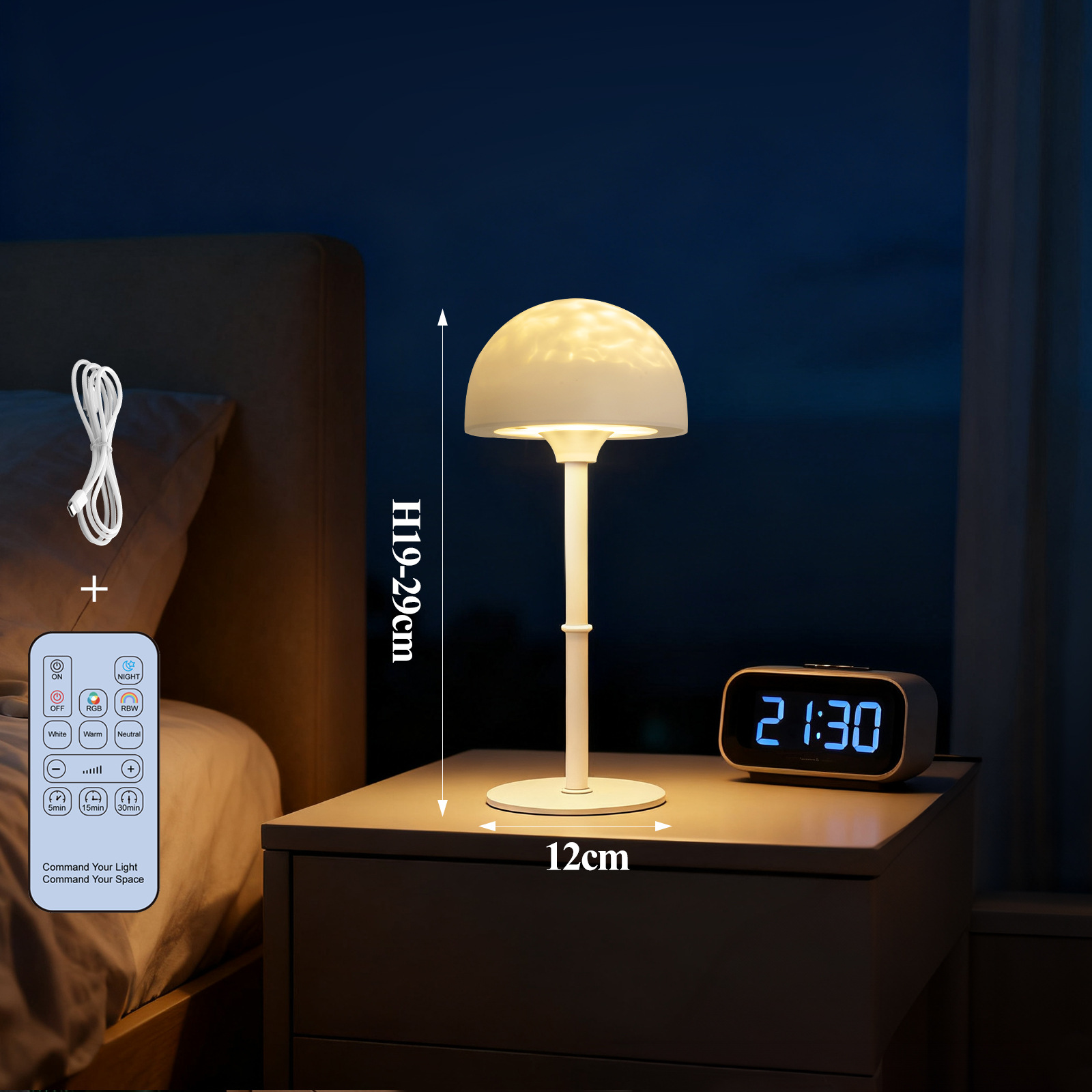 Rechargeable Wine Bottle Table Lamp, picture 2 of 2